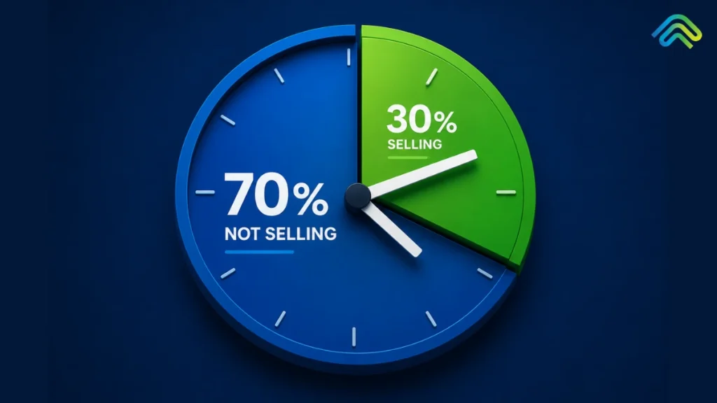 Why Sales Reps Spend 70% of Their Time Not Selling (And the Fix)